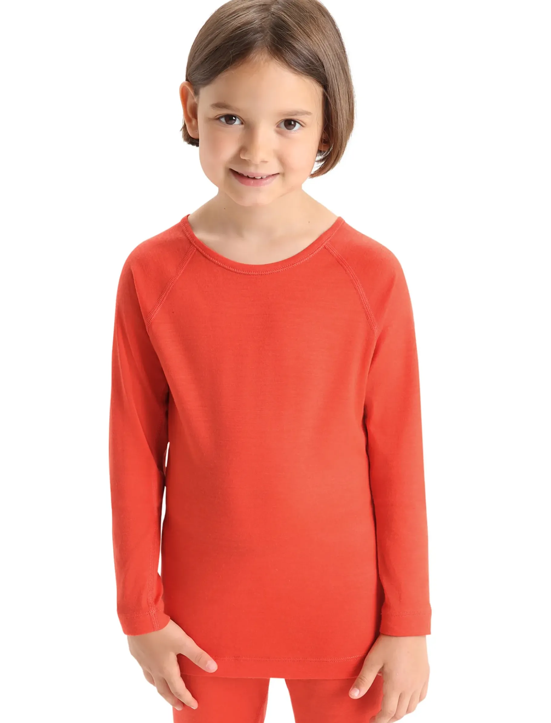 Kinder Icebreaker Oberteile & Unterteile^Merino 200 Oasis Langarmshirt Kinder