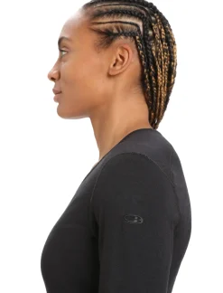 Damen Icebreaker Funktionswäsche & Base Layer^Merino 200 Oasis Langarmshirt Mit V-Ausschnitt Damen