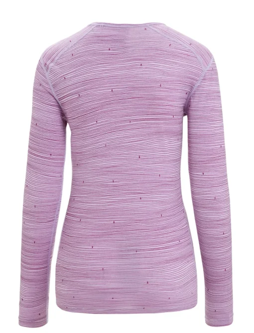 Damen Icebreaker Funktionswäsche & Base Layer^Merino 200 Oasis Langarmshirt Ski Tracks Damen
