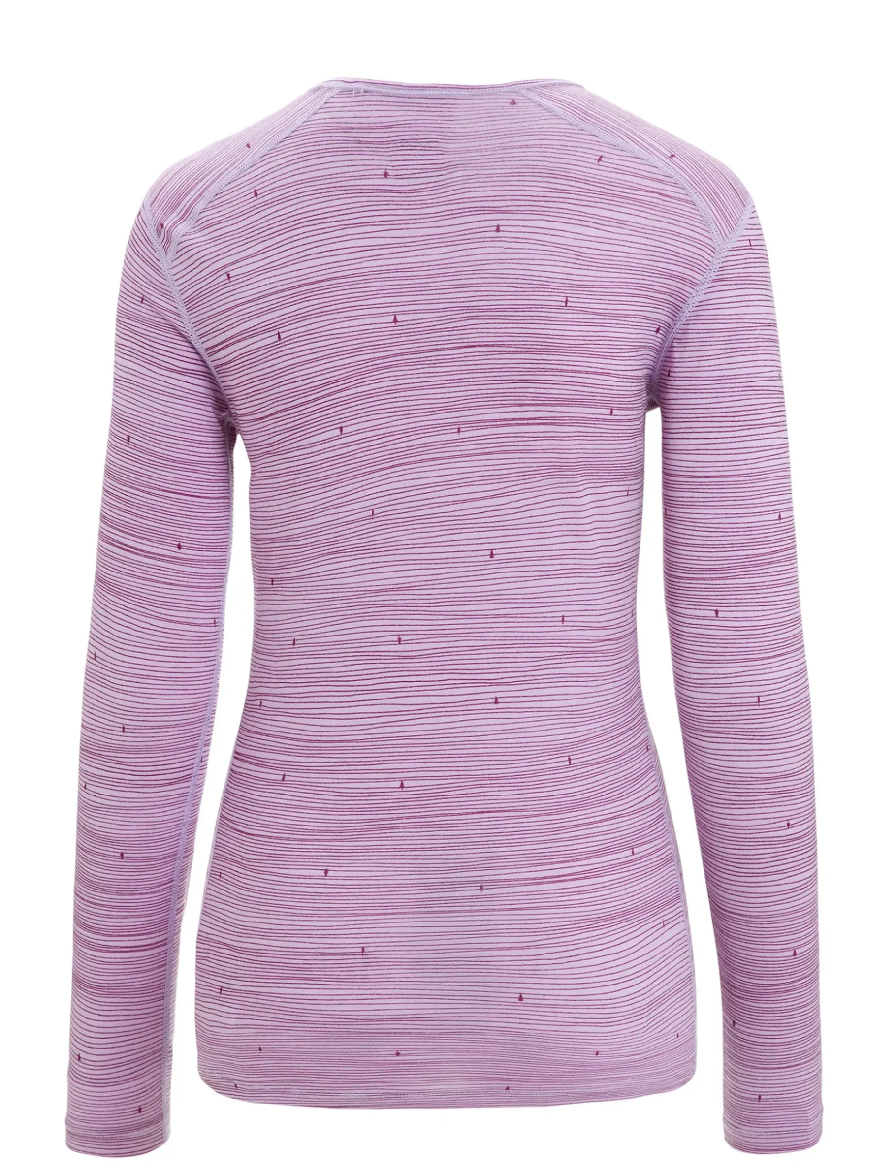 Damen Icebreaker Funktionswäsche & Base Layer^Merino 200 Oasis Langarmshirt Ski Tracks Damen