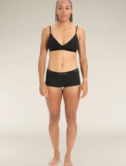 Damen Icebreaker Unterwäsche & Bhs^Merino 200 Oasis Thermo-Boy-Shorts Damen