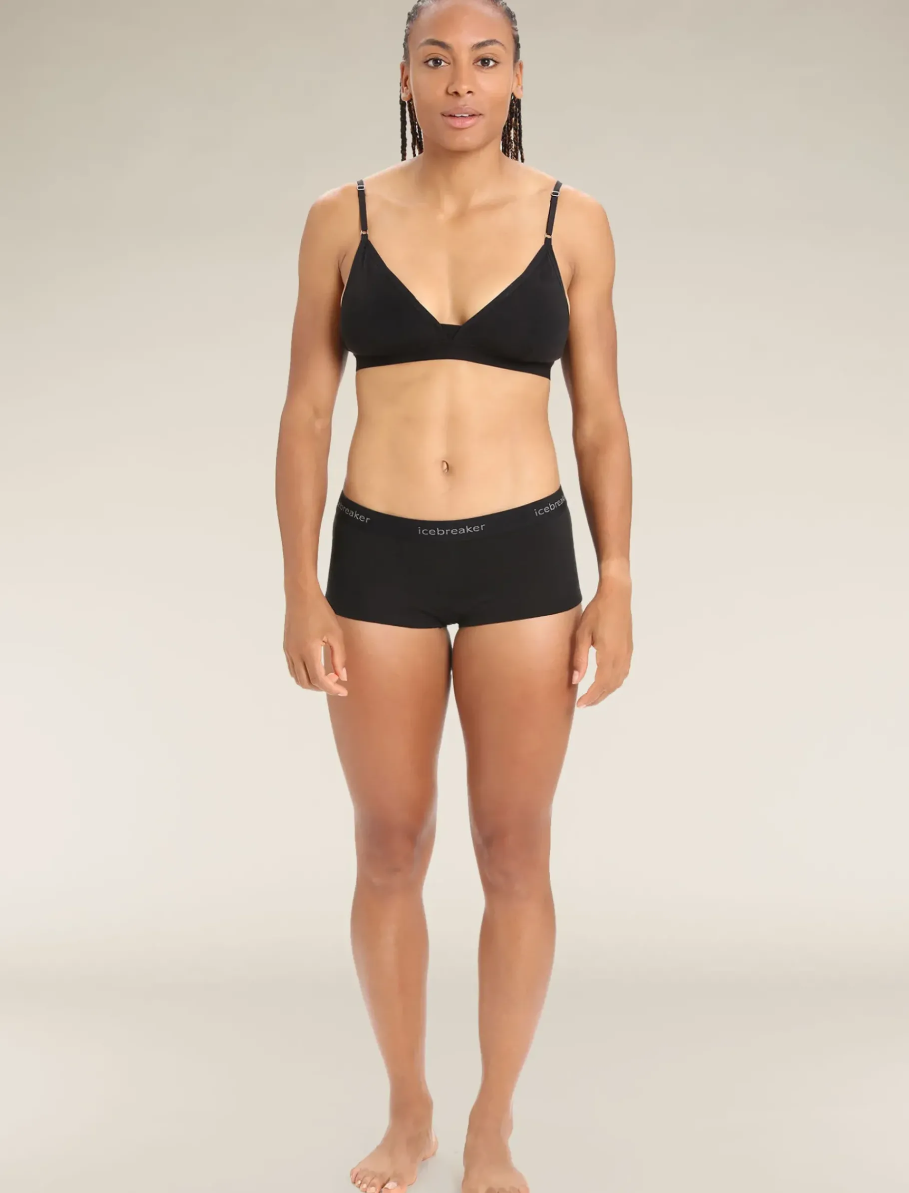 Damen Icebreaker Unterwäsche & Bhs^Merino 200 Oasis Thermo-Boy-Shorts Damen