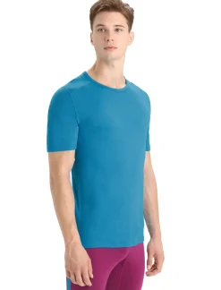 Herren Icebreaker Funktionswäsche & Base Layer^Merino 200 Oasis Thermo-Kurzarmshirt Mit Rundhalsausschnitt Herren