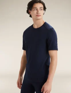 Herren Icebreaker Funktionswäsche & Base Layer^Merino 200 Oasis Thermo-Kurzarmshirt Mit Rundhalsausschnitt Herren