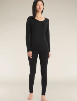 Damen Icebreaker Funktionswäsche & Base Layer^Merino 200 Oasis Thermo-Langarmshirt Mit U-Ausschnitt Damen