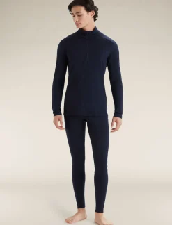Herren Icebreaker Funktionswäsche & Base Layer^Merino 200 Oasis Thermo-Langarmshirt Mit Halblangem Reisverschluss Herren