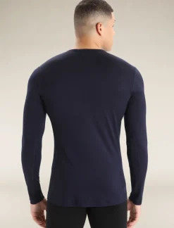 Herren Icebreaker Funktionswäsche & Base Layer^Merino 200 Oasis Thermo-Langarmshirt Mit Rundhalsausschnitt Herren