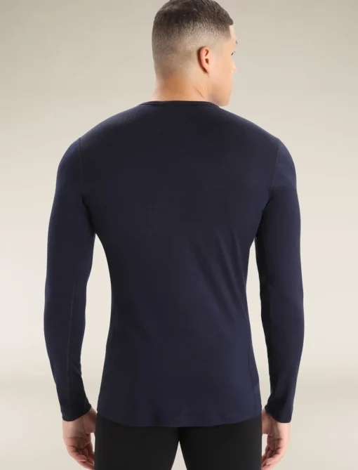 Herren Icebreaker Funktionswäsche & Base Layer^Merino 200 Oasis Thermo-Langarmshirt Mit Rundhalsausschnitt Herren