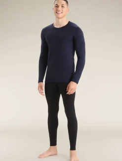 Herren Icebreaker Funktionswäsche & Base Layer^Merino 200 Oasis Thermo-Langarmshirt Mit Rundhalsausschnitt Herren