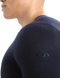 Herren Icebreaker Funktionswäsche & Base Layer^Merino 200 Oasis Thermo-Langarmshirt Mit Rundhalsausschnitt Herren