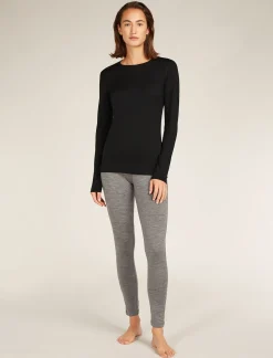 Damen Icebreaker Funktionswäsche & Base Layer^Merino 200 Oasis Thermo-Langarmshirt Mit Rundhalsausschnitt Damen