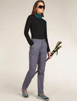 Damen Icebreaker Funktionswäsche & Base Layer^Merino 200 Oasis Thermo-Langarmshirt Mit Rundhalsausschnitt Damen