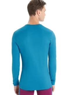 Herren Icebreaker Funktionswäsche & Base Layer^Merino 200 Oasis Thermo-Langarmshirt Mit Rundhalsausschnitt Herren