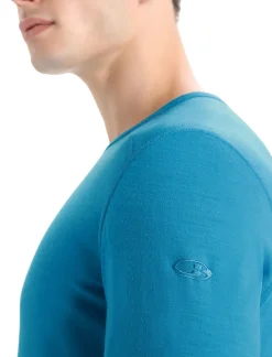 Herren Icebreaker Funktionswäsche & Base Layer^Merino 200 Oasis Thermo-Langarmshirt Mit Rundhalsausschnitt Herren