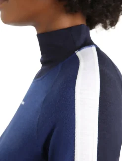 Damen Icebreaker Funktionswäsche & Base Layer^Merino 200 Sonebula Langarmshirt Mit Hohem Kragen Damen