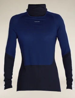Damen Icebreaker Funktionswäsche & Base Layer^Merino 200 Sonebula Langarmshirt Mit Hohem Kragen Damen
