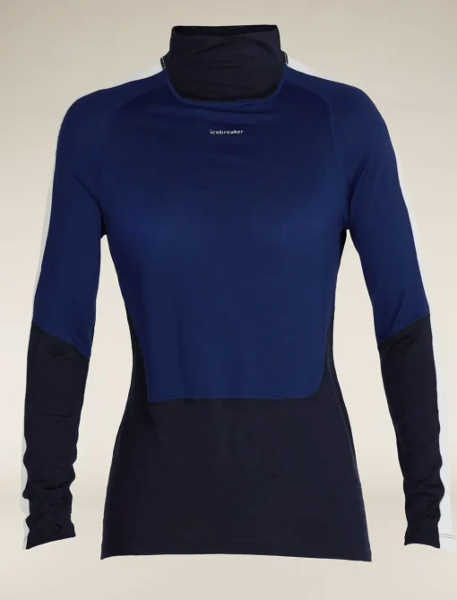 Damen Icebreaker Funktionswäsche & Base Layer^Merino 200 Sonebula Langarmshirt Mit Hohem Kragen Damen