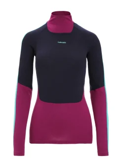 Damen Icebreaker Funktionswäsche & Base Layer^Merino 200 Sonebula Langarmshirt Mit Hohem Kragen Damen