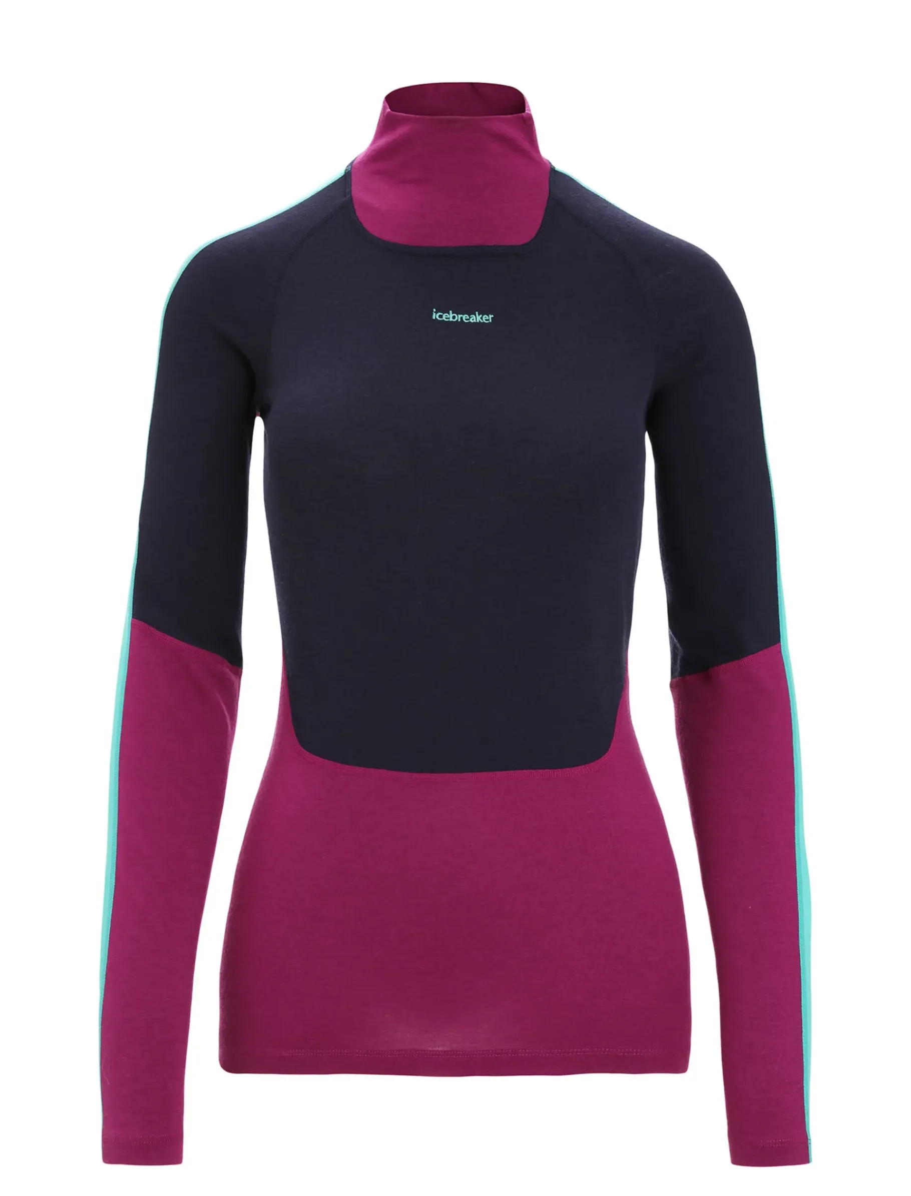 Damen Icebreaker Funktionswäsche & Base Layer^Merino 200 Sonebula Langarmshirt Mit Hohem Kragen Damen