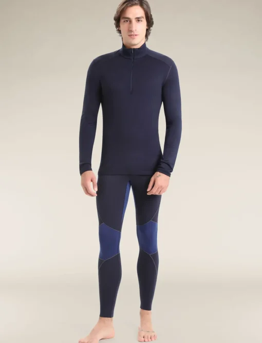 Herren Icebreaker Funktionswäsche & Base Layer^Merino 260 Tech Thermo-Langarmshirt Mit Halblangem Reisverschluss Herren