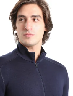 Herren Icebreaker Funktionswäsche & Base Layer^Merino 260 Tech Thermo-Langarmshirt Mit Halblangem Reisverschluss Herren