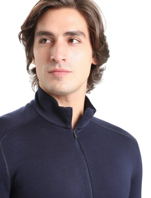 Herren Icebreaker Funktionswäsche & Base Layer^Merino 260 Tech Thermo-Langarmshirt Mit Halblangem Reisverschluss Herren