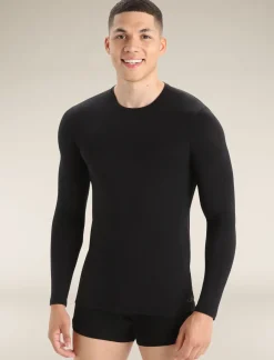 Herren Icebreaker Langärmlige Oberteile^Merino Anatomica Langarmshirt Herren