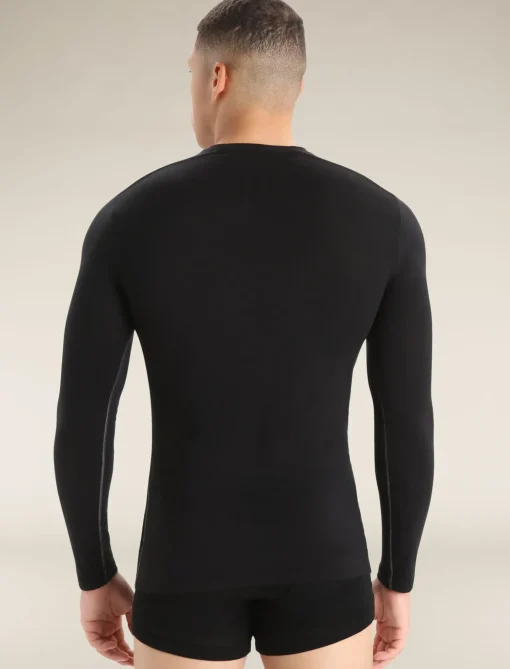 Herren Icebreaker Langärmlige Oberteile^Merino Anatomica Langarmshirt Herren
