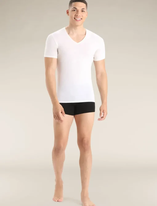 Herren Icebreaker Kurzarmshirts^Merino Anatomica T-Shirt Mit V-Ausschnitt Herren