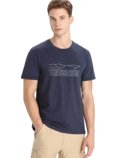 Herren Icebreaker Kurzarmshirts^Merino Central Classic T-Shirt Story Herren