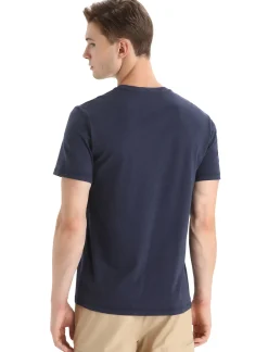 Herren Icebreaker Kurzarmshirts^Merino Central Classic T-Shirt Story Herren