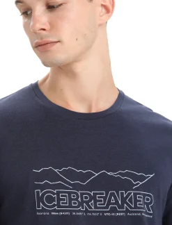Herren Icebreaker Kurzarmshirts^Merino Central Classic T-Shirt Story Herren