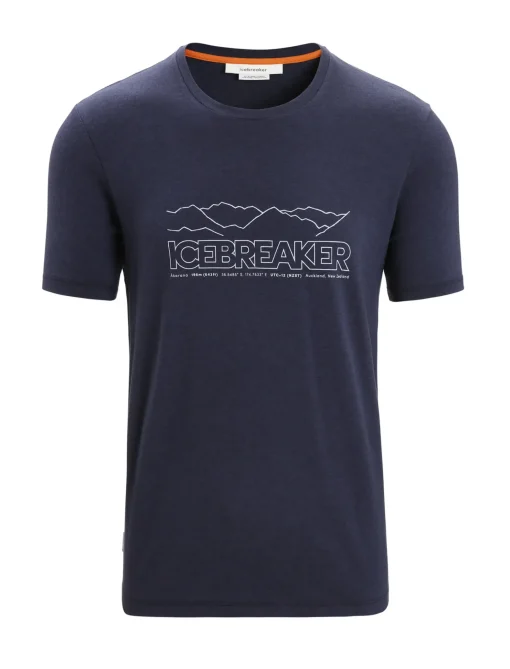 Herren Icebreaker Kurzarmshirts^Merino Central Classic T-Shirt Story Herren