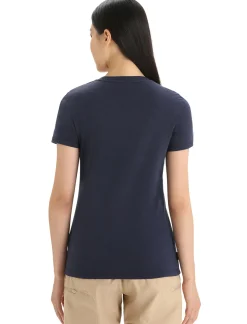 Damen Icebreaker Kurzarmshirts^Merino Central Classic T-Shirt St Anton Damen