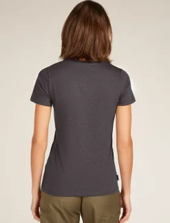 Damen Icebreaker Kurzarmshirts^Merino Central Classic T-Shirt Damen