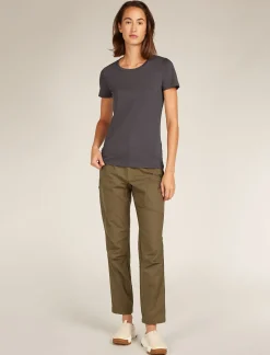 Damen Icebreaker Kurzarmshirts^Merino Central Classic T-Shirt Damen