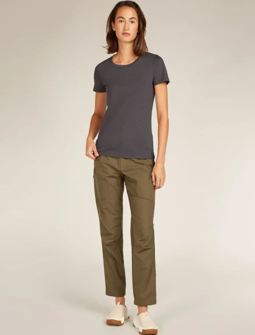 Damen Icebreaker Kurzarmshirts^Merino Central Classic T-Shirt Damen