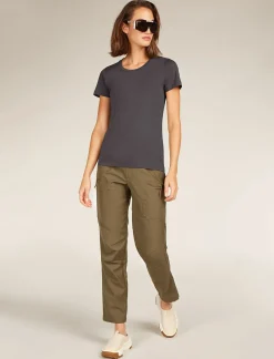 Damen Icebreaker Kurzarmshirts^Merino Central Classic T-Shirt Damen