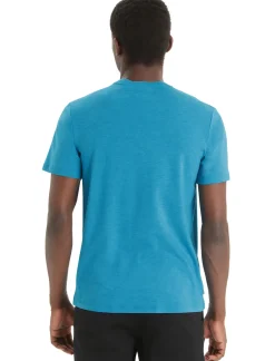 Herren Icebreaker Kurzarmshirts^Merino Central Classic T-Shirt Otter Paddle Herren