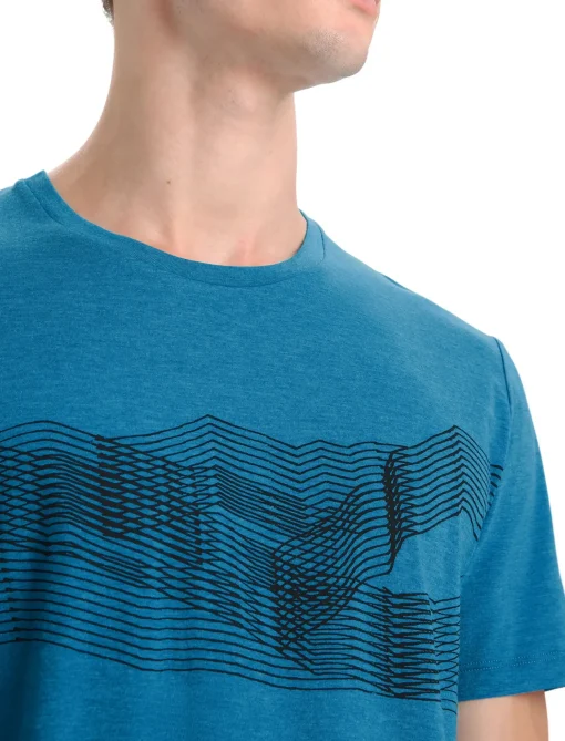 Herren Icebreaker Kurzarmshirts^Merino Central Classic T-Shirt St Anton Herren