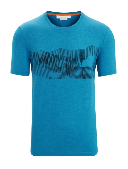 Herren Icebreaker Kurzarmshirts^Merino Central Classic T-Shirt St Anton Herren