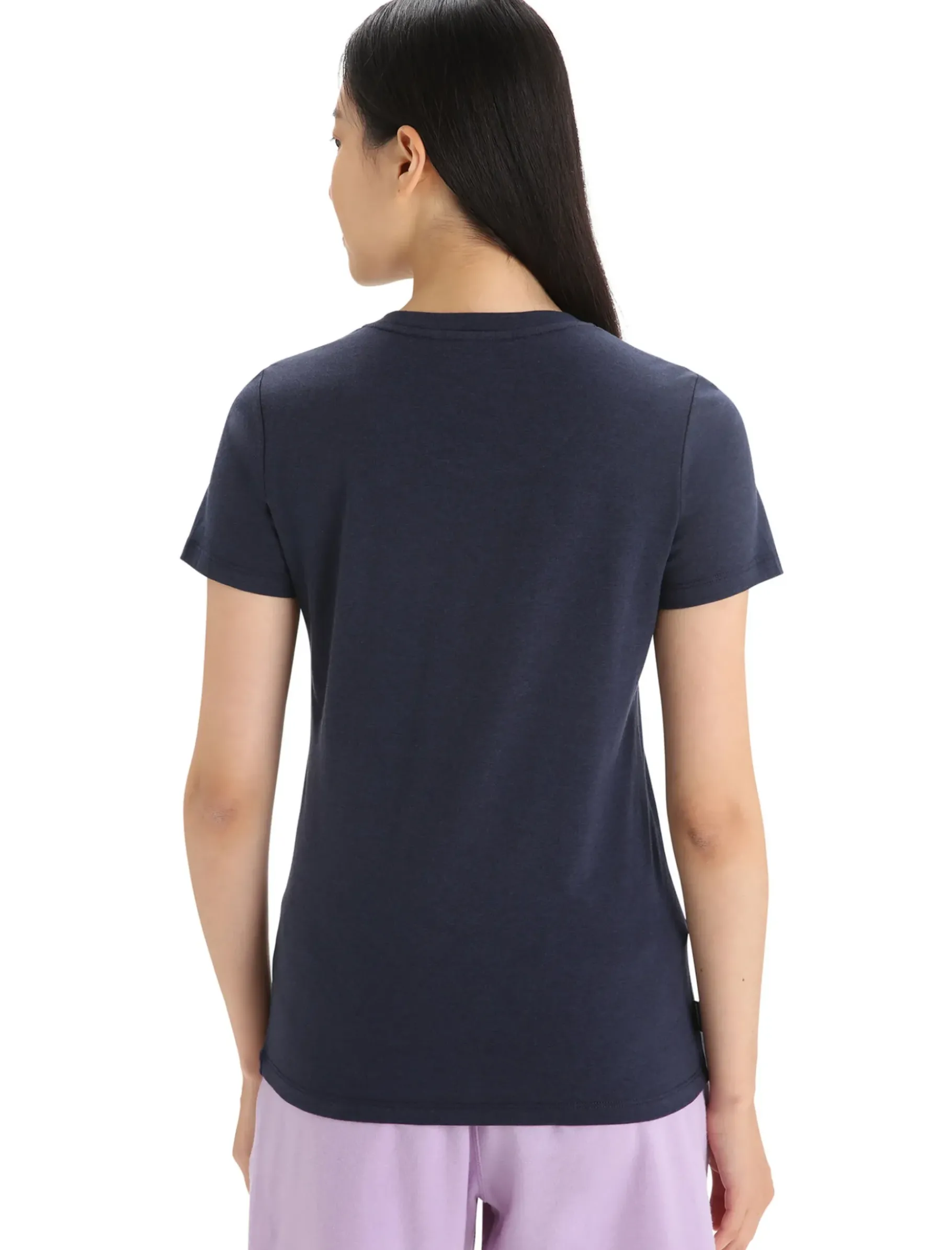 Damen Icebreaker Kurzarmshirts^Merino Central Classic T-Shirt Tour Du Mont Blanc Damen