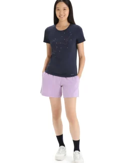 Damen Icebreaker Kurzarmshirts^Merino Central Classic T-Shirt Tour Du Mont Blanc Damen