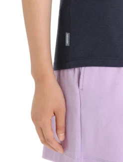 Damen Icebreaker Kurzarmshirts^Merino Central Classic T-Shirt Tour Du Mont Blanc Damen