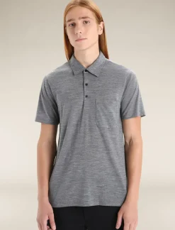 Herren Icebreaker Kurzarmshirts^Merino Drayden Polohemd Herren