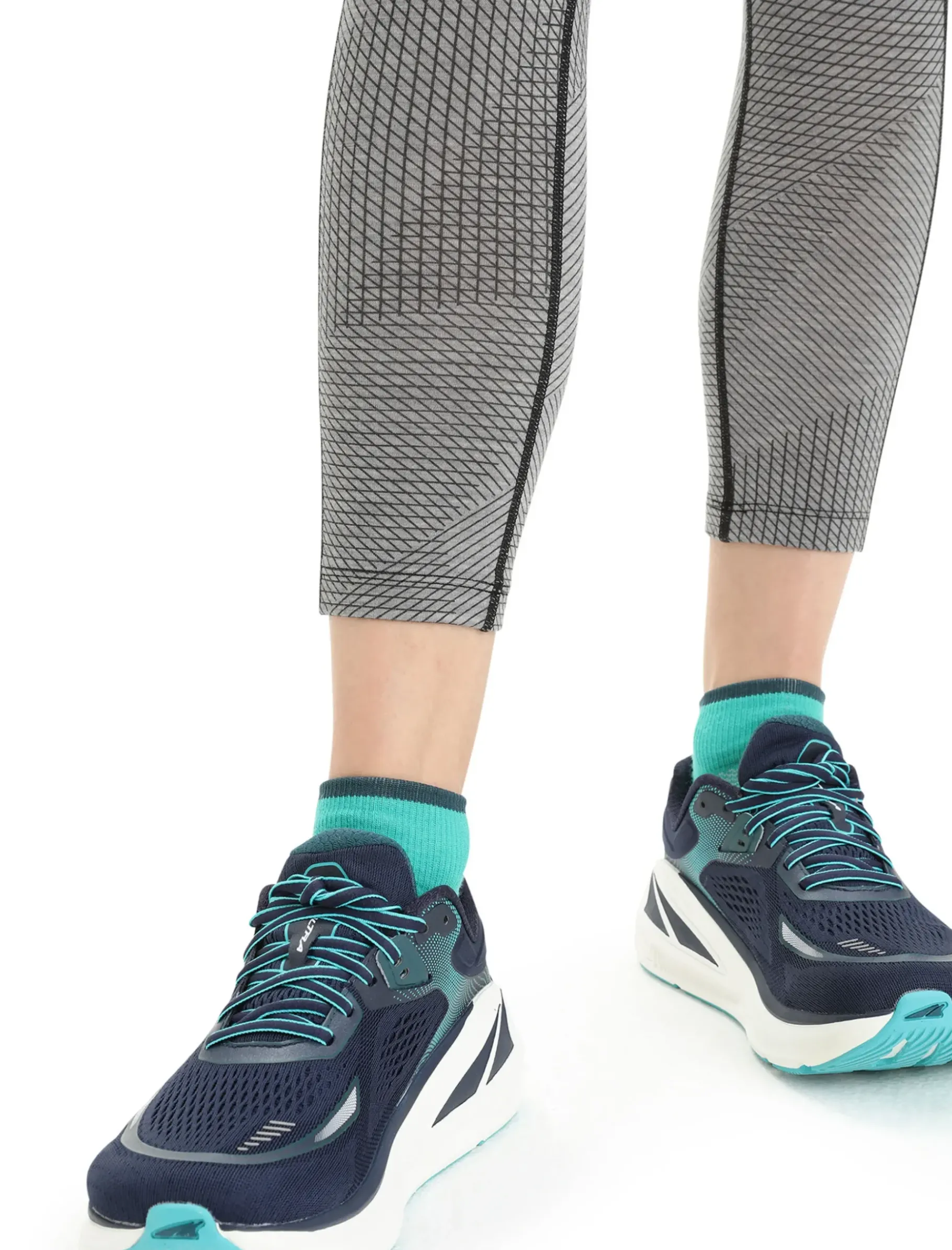 Damen Icebreaker Hosen & Leggings^Merino Fastray High Rise Tights Gridlines Damen