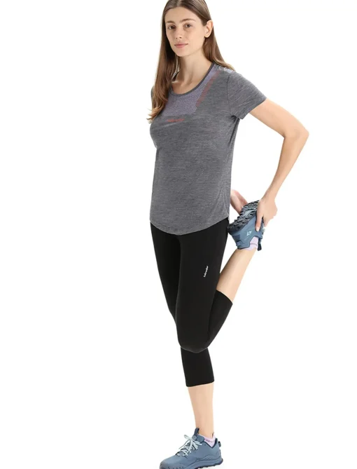 Damen Icebreaker Hosen & Leggings^Merino Fastray High Rise 3/4 Tights Damen