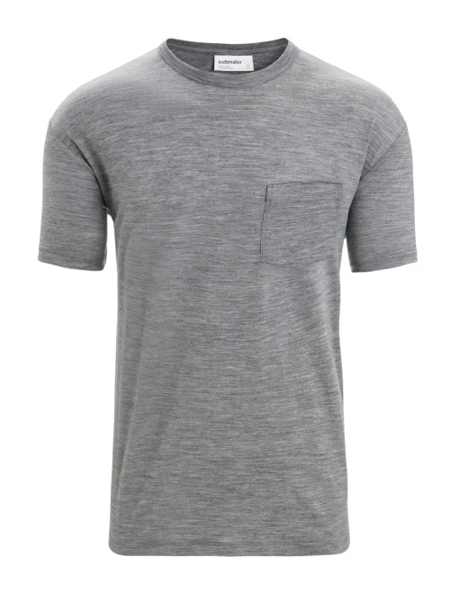 Herren Icebreaker Kurzarmshirts^Merino Granary T-Shirt Mit Brusttasche Herren