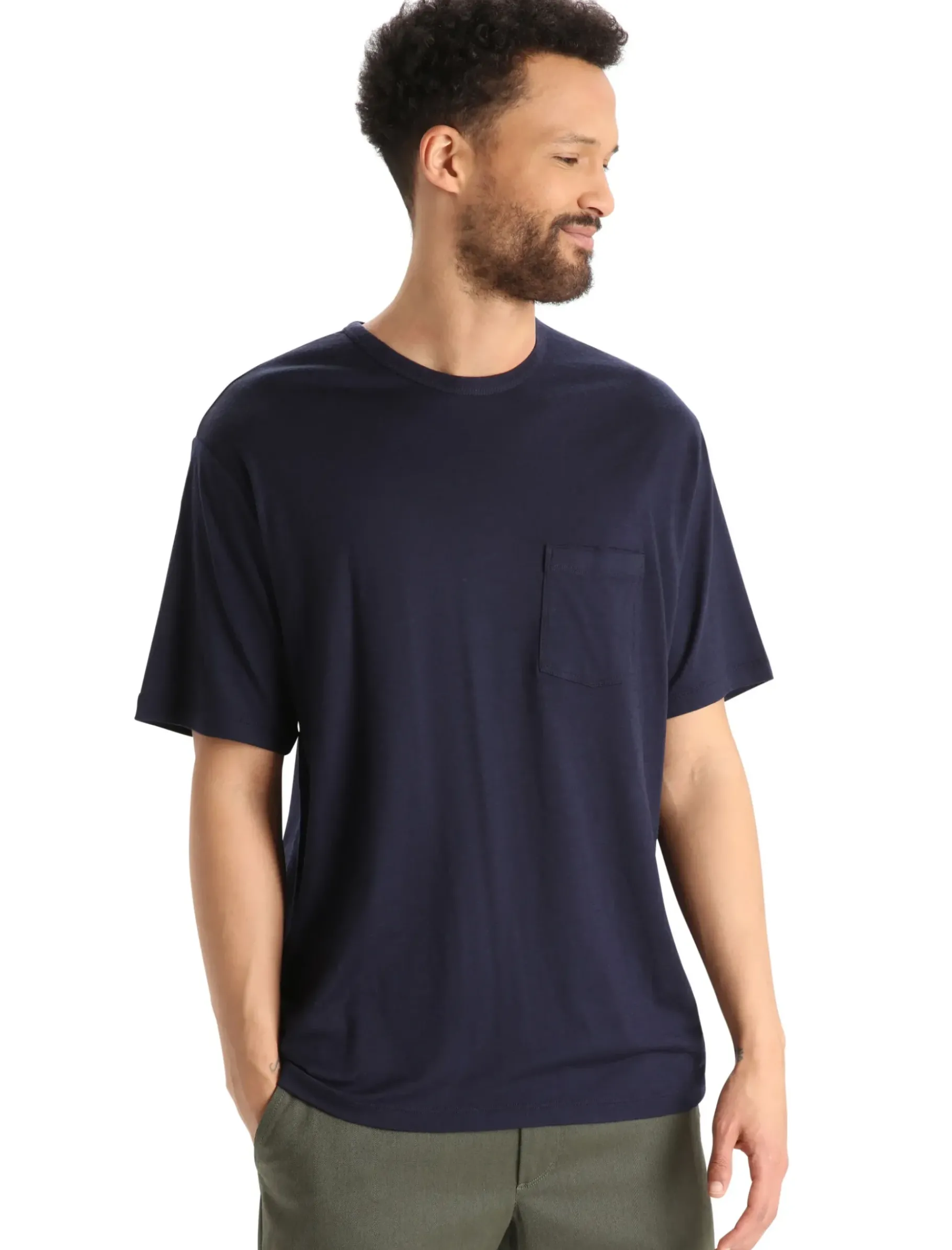 Herren Icebreaker Kurzarmshirts^Merino Granary T-Shirt Mit Brusttasche Herren
