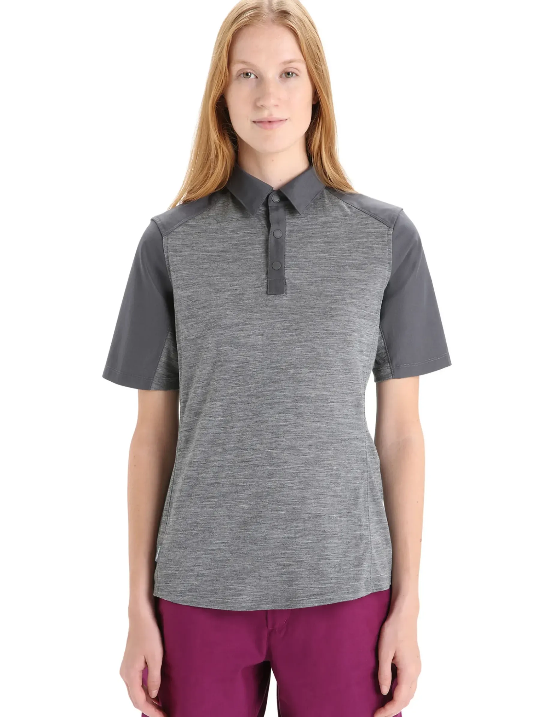 Damen Icebreaker Kurzarmshirts^Merino Hike Kurzarmshirt Damen